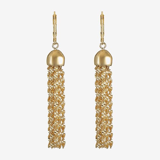 Monet Jewelry Tassel Womens Drop Earrings