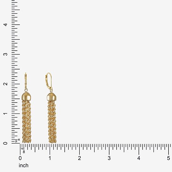 Monet Jewelry Tassel Womens Drop Earrings