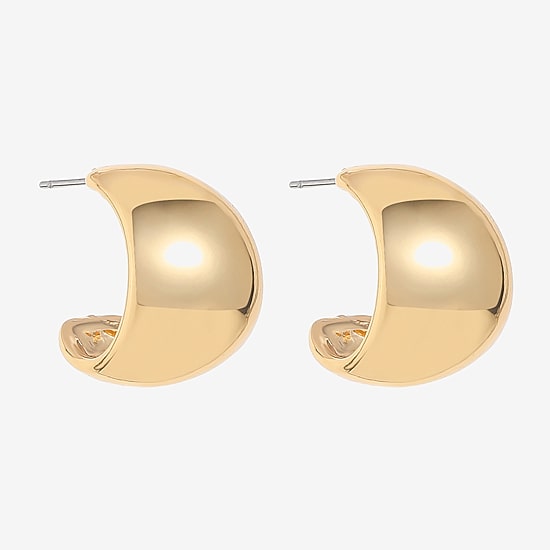 Liz Claiborne Womens 21mm Hypoallergenic Hoop Earrings