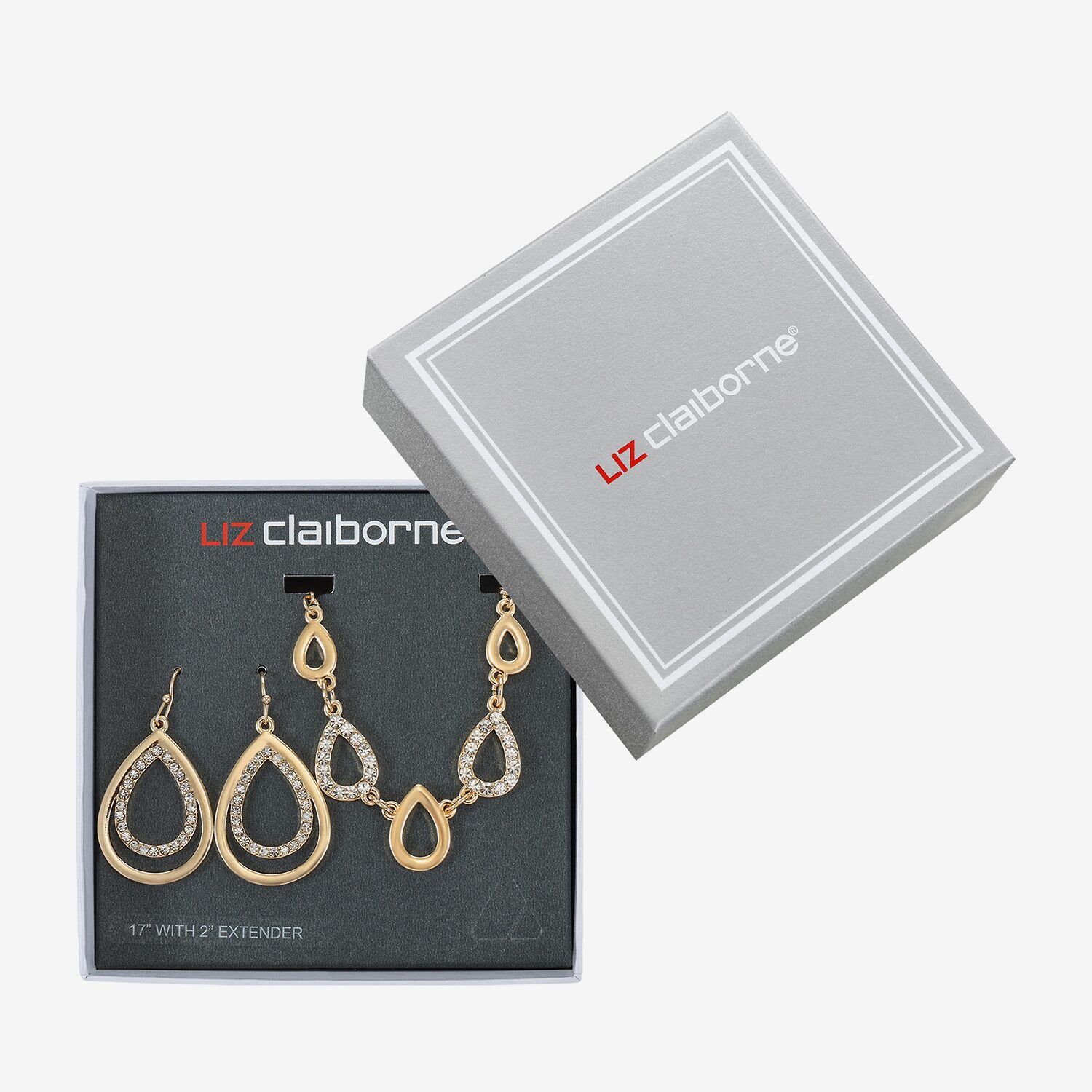 Liz Claiborne Womens Glass 2-pc. Jewelry Set