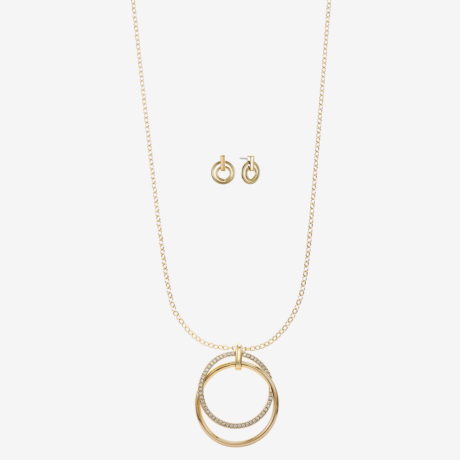 Liz Claiborne Womens Glass 2-pc. Jewelry Set
