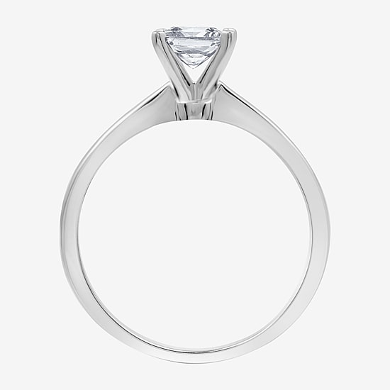 (G / Si1-Si2) Womens 3/4 CT. Lab Grown White Diamond 10K Gold Solitaire Engagement Ring