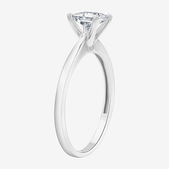 (G / Si1-Si2) Womens 3/4 CT. Lab Grown White Diamond 10K Gold Solitaire Engagement Ring