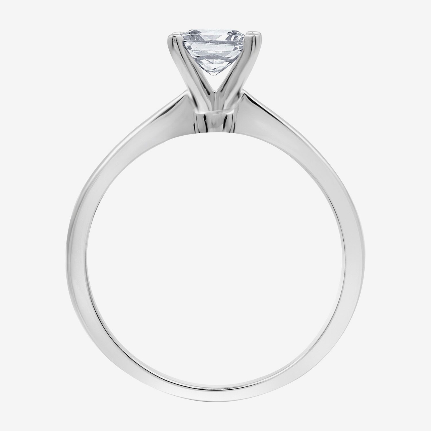 (G / Si1-Si2) Womens 3/4 CT. Lab Grown White Diamond 10K Gold Solitaire Engagement Ring