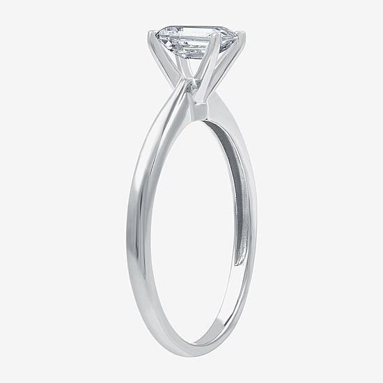 (G / Si1-Si2) Womens 3/4 CT. Lab Grown White Diamond 10K Gold Solitaire Engagement Ring