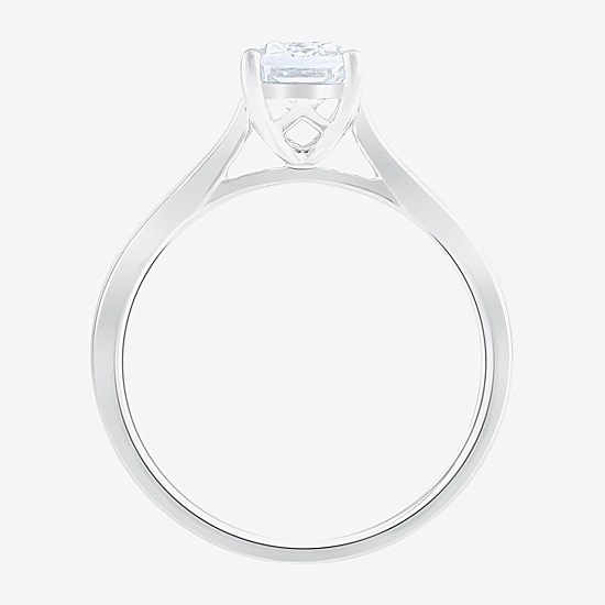 1 1/2 CT. Lab-Grown (G / VS2)  Diamond 14K Gold Radiant-Cut Solitaire Engagement Ring