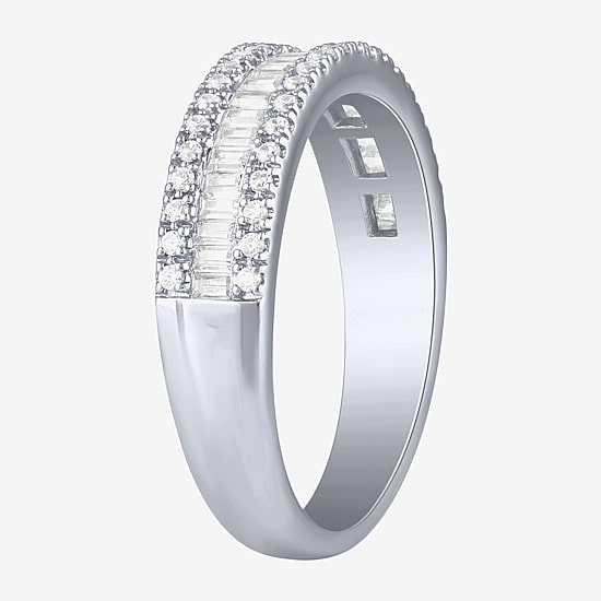 2.5MM 1/2 CT.T.W. Natural White Diamond 10K Gold Anniversary Band
