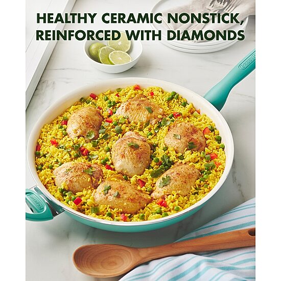 GreenPan Rio Ceramic Non-Stick 13.5" Frying Pan