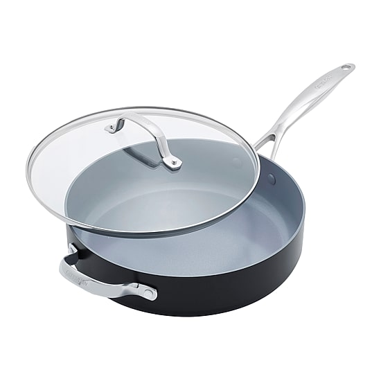 GreenPan Valencia Pro Hard Anodized Ceramic Non-Stick 4.5-qt. Saute Pan