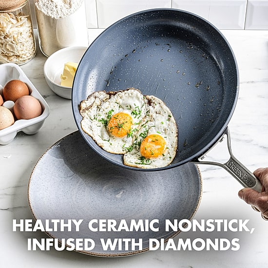GreenPan Paris Pro Hard Anodized Ceramic Non-Stick 10" Open Frypan