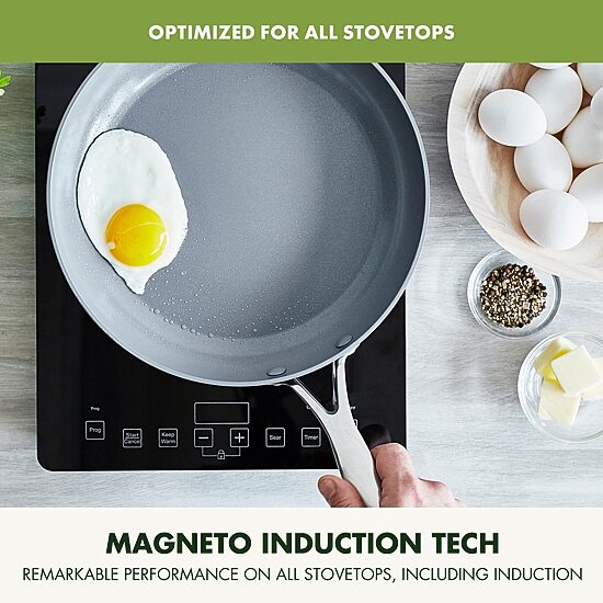 GreenPan Valencia Pro 12 Inch Hard Anodized Ceramic Frying Pan