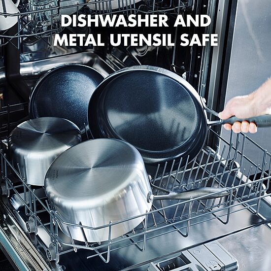 GreenPan Venice Pro Noir Healthy Tri-Ply Stainless Steel Ceramic Non-Stick 13-pc. Cookware Set