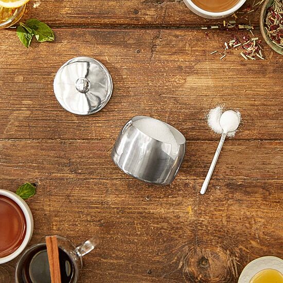 RSVP International Metal Sugar Bowl
