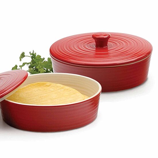 RSVP International Stoneware Tortilla Warmer - 8.5"