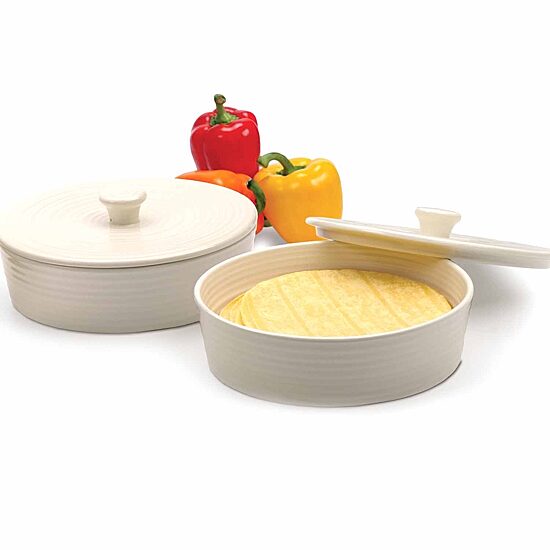 RSVP International Stoneware Tortilla Warmer - 8.5"