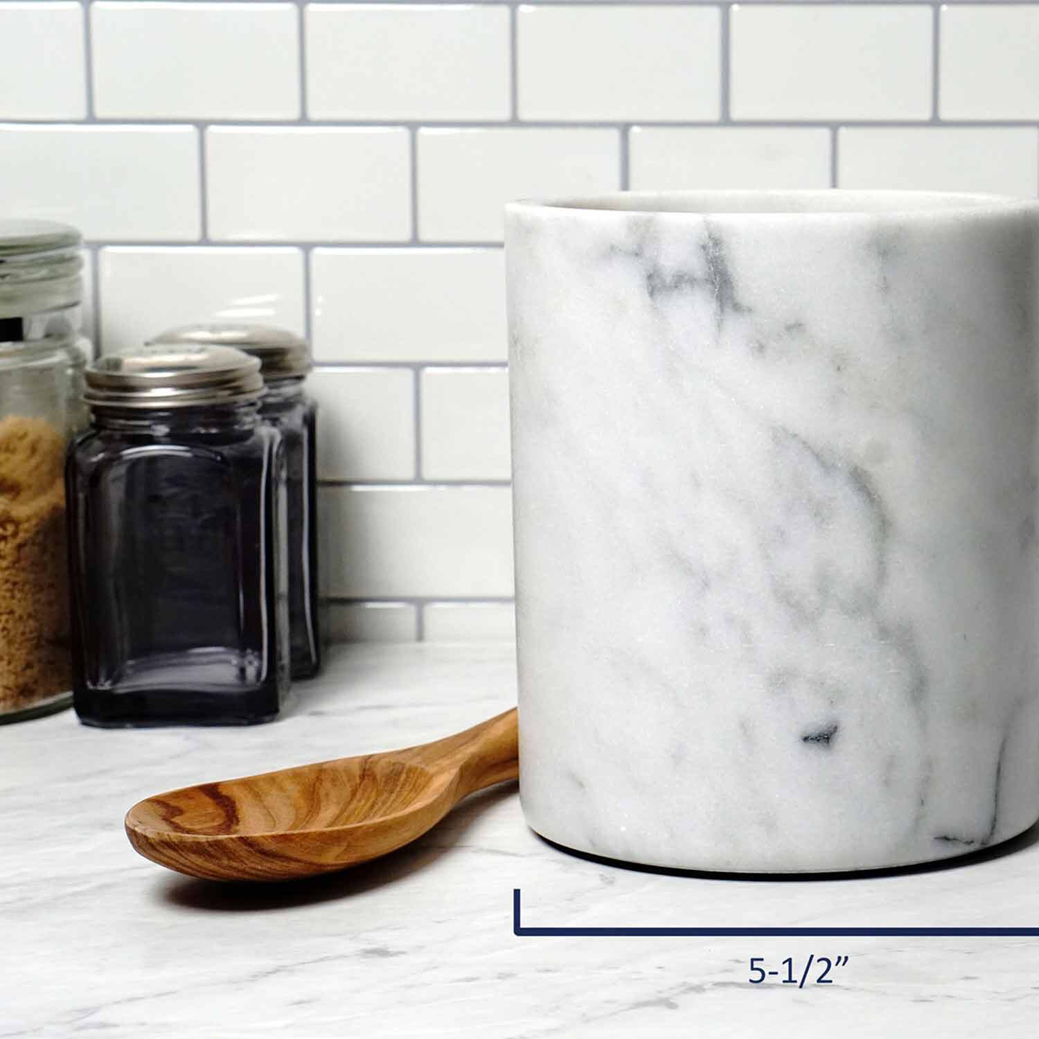 RSVP International Marble Wine Cooler/Utensil Holder