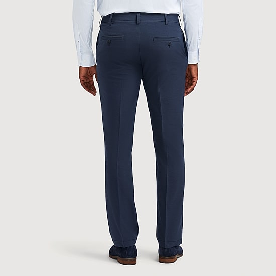 IZOD Traveler Men's Straight Fit Flat Front Pant | Blue | Regular 34 | Pants Flat Front Pants | Non-iron|Quick Dry