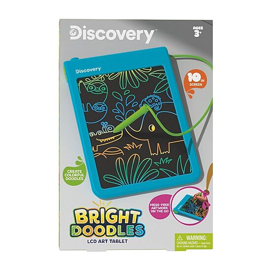 Discovery Kids Bright Doodles LCD Art Tablet Drawing Kit