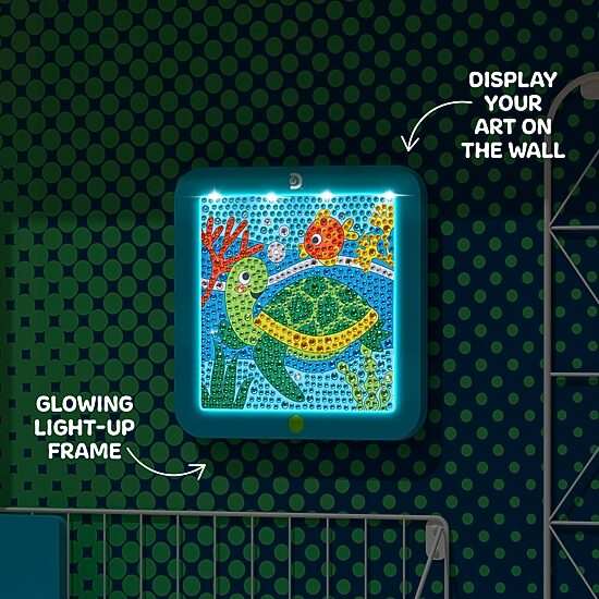 Discovery Kids Dazzle Art Light-Up Diamond Painting Kit