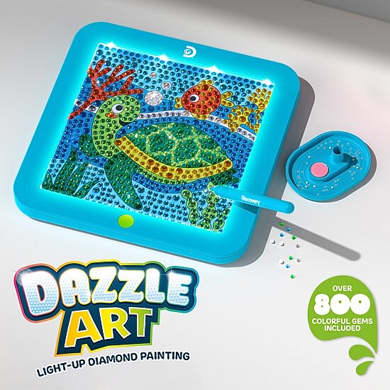 Discovery Kids Dazzle Art Light-Up Diamond Painting Kit