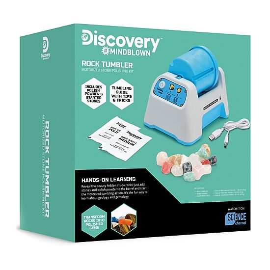 Discovery Mindblown Rock Tumbler Motorized Stone Polishing Kit