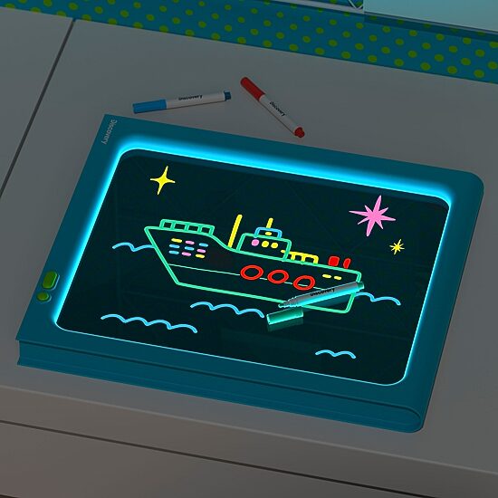 Discovery Kids Glow Easel Dual-Sided Art Station