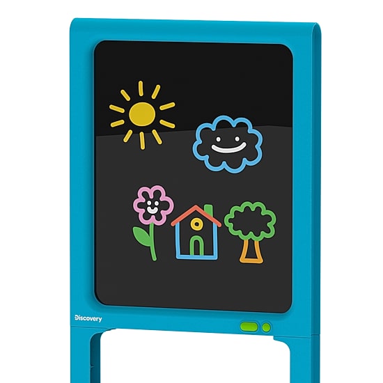 Discovery Kids Glow Easel Dual-Sided Art Station