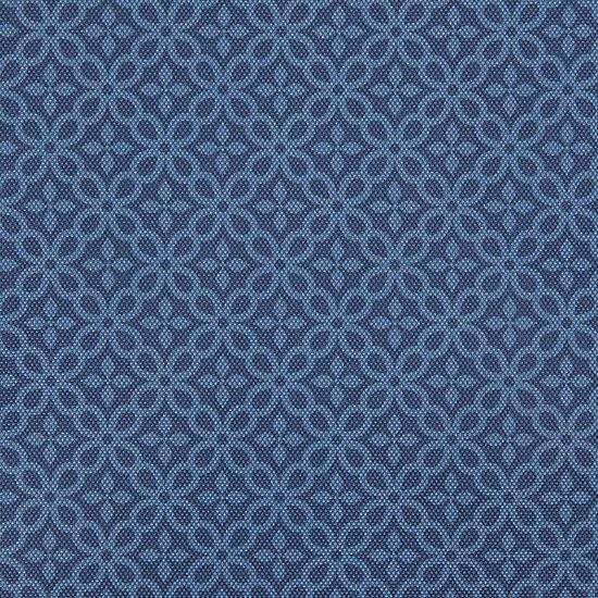 Design Imports French Blue Tonal Lattice Print Outdoor 6-pc. Napkins