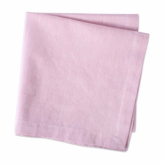 Design Imports Rose Solid Chambray 6-pc. Napkins