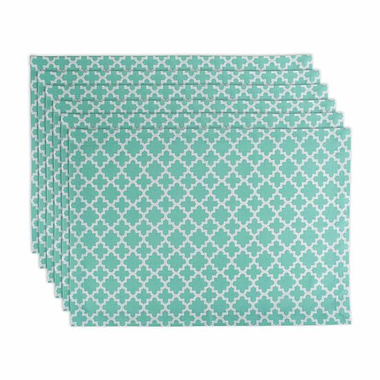 Design Imports Aqua Lattice 6-pc. Placemat