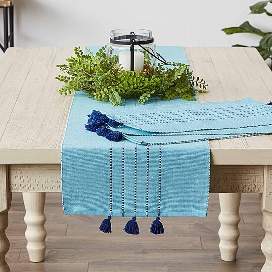 Design Imports Thera Stripe Blue 6-pc. Placemat