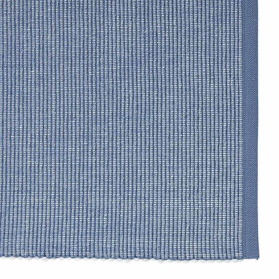 Design Imports Stonewash Blue/White 2-Tone Ribbed 6-pc. Placemat
