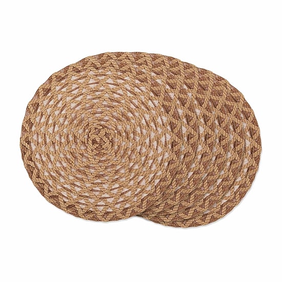 Design Imports Natural Dahlia Woven Polyester 6-pc. Placemat