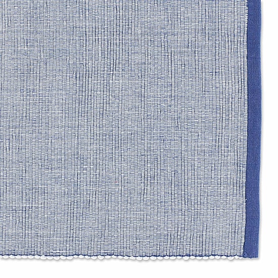 Design Imports French Blue Eco-Friendly Chambray Fine Ribbed 6-pc. Placemat