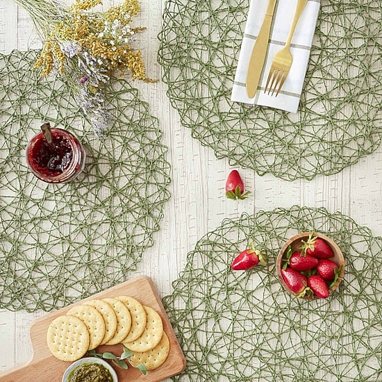 Design Imports Artichoke Woven Paper 6-pc. Placemat