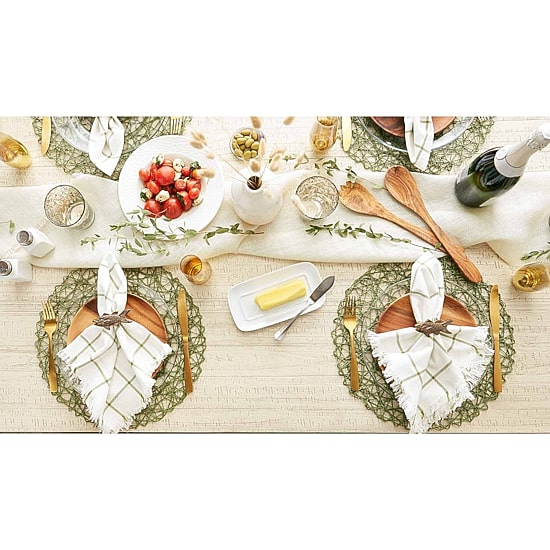 Design Imports Artichoke Woven Paper 6-pc. Placemat