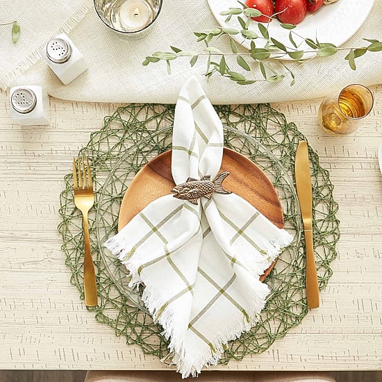 Design Imports Artichoke Woven Paper 6-pc. Placemat