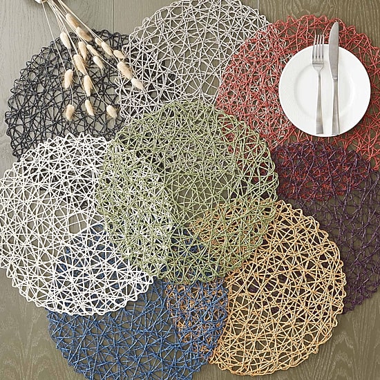 Design Imports Artichoke Woven Paper 6-pc. Placemat