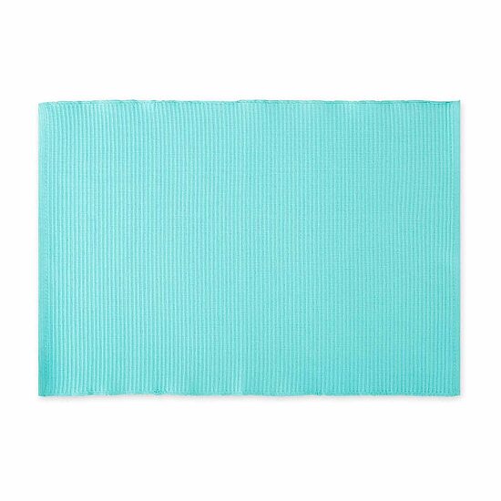 Design Imports Aqua Ribbed 6-pc. Placemat