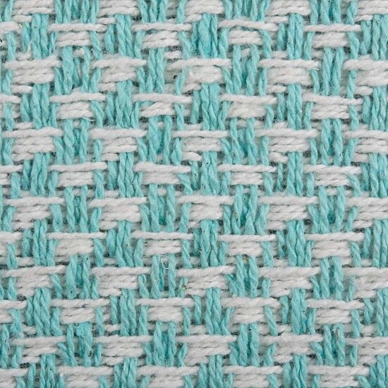 Design Imports Aqua Woven Table Runner
