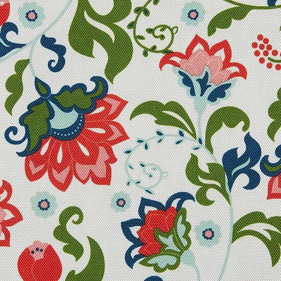 Design Imports Garden Floral Print Outdoor Table Runner