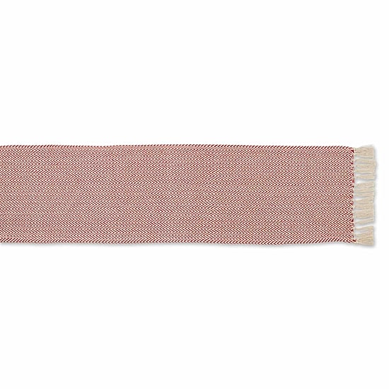 Design Imports Tango Red Chevron Table Runner