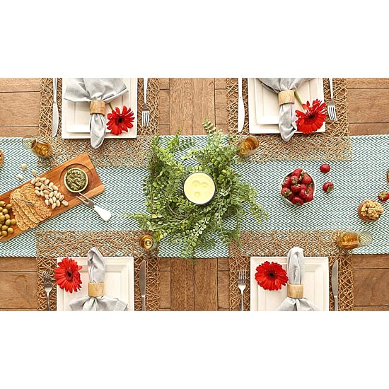 Design Imports Handloom Chevron Table Runners