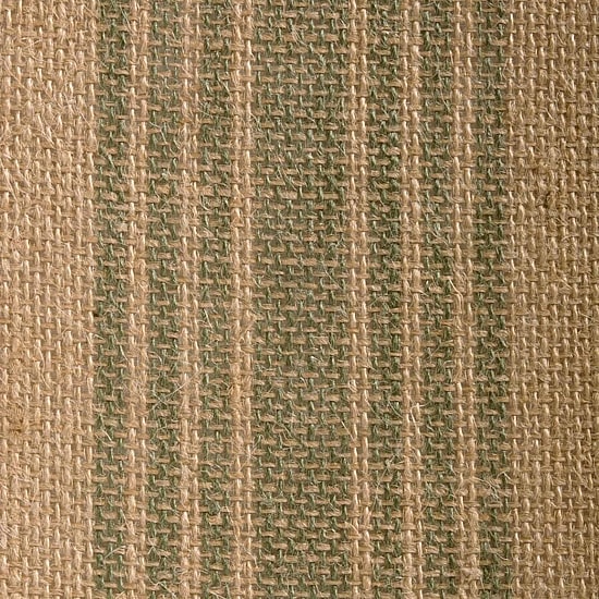 Design Imports Mineral Middle Stripe Burlap Table Runner