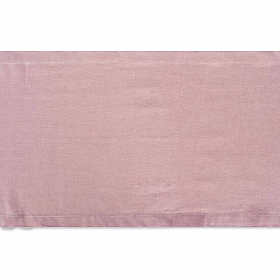 Design Imports Rose Solid Chambray Table Runner