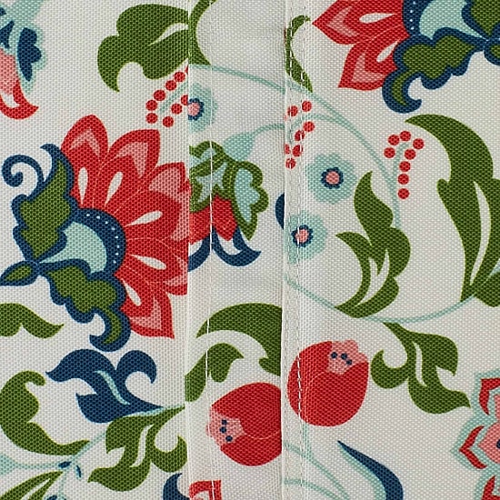 Design Imports Garden Floral Print Outdoor  With Zipper Tablecloth