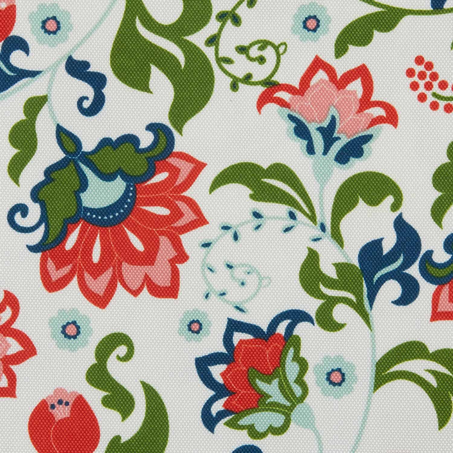 Design Imports Garden Floral Print Outdoor  With Zipper Tablecloth