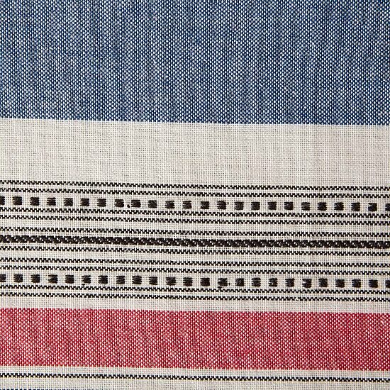 Design Imports Warm Stripe Tablecloth
