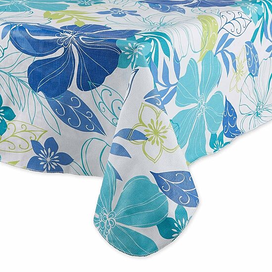 Design Imports Tropical Bahama Vinyl Tablecloths