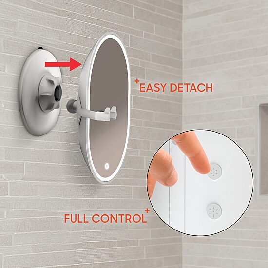 Sharper Image Spastudio® Heated Shower Mirror